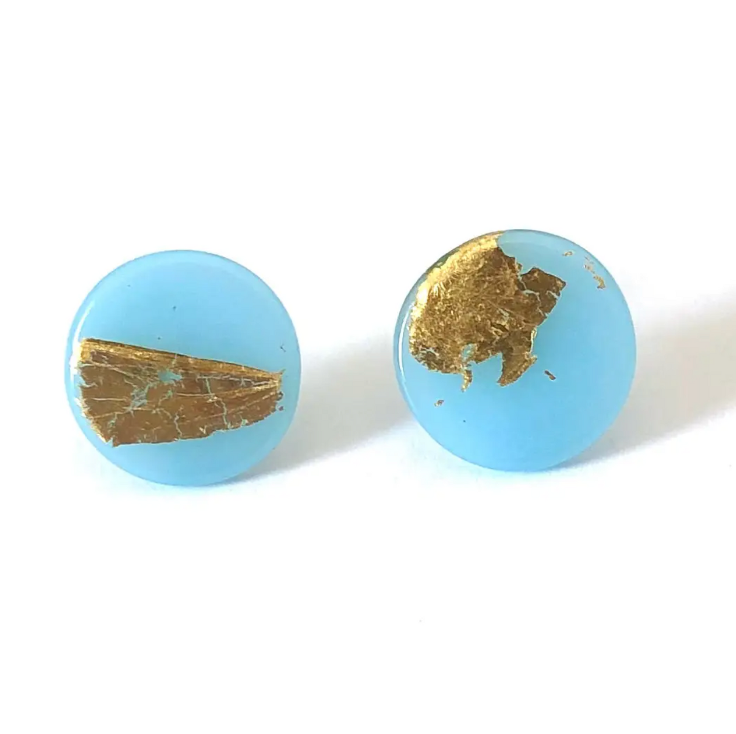 Flat Disc Glass Studs