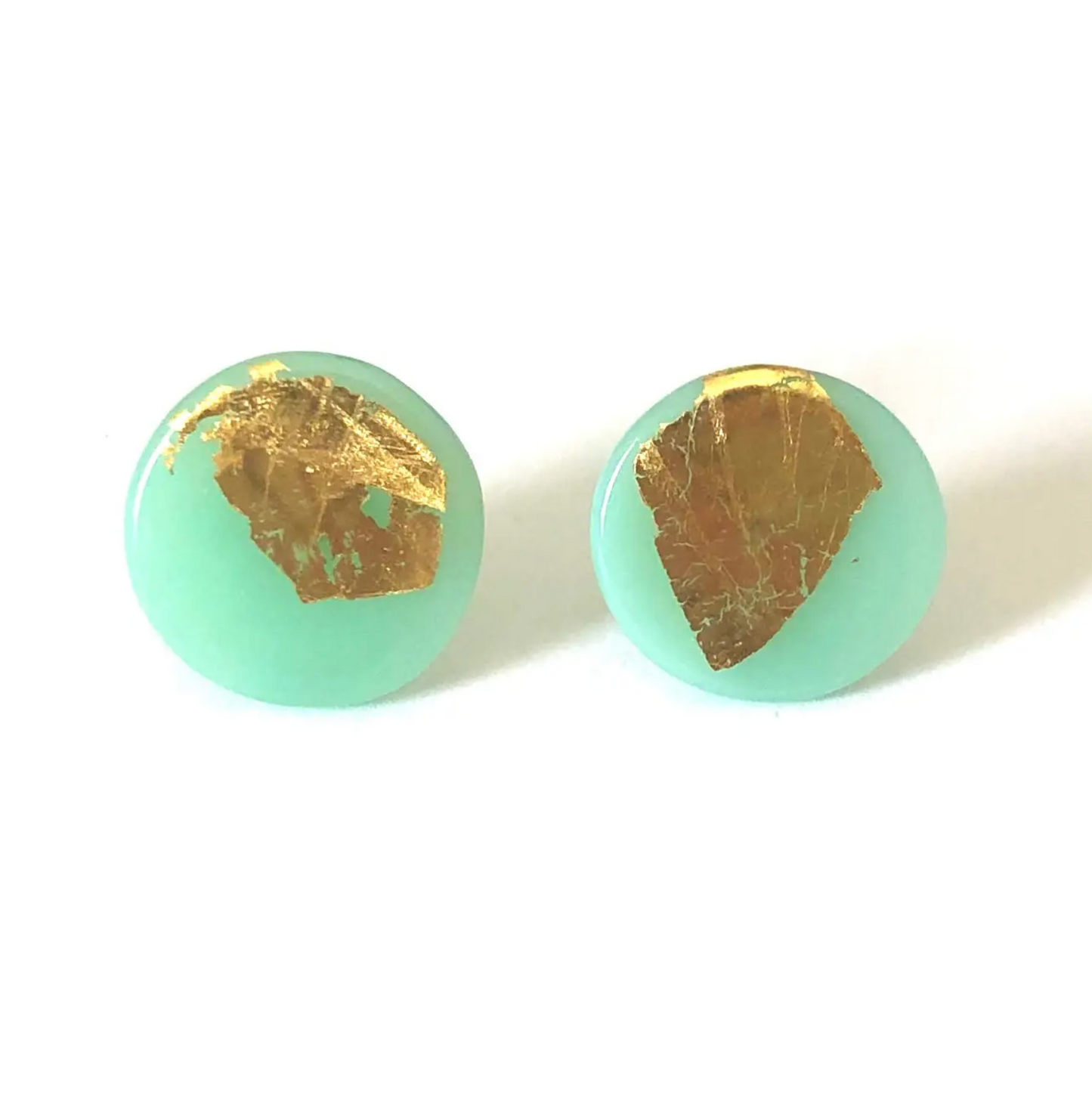 Flat Disc Glass Studs