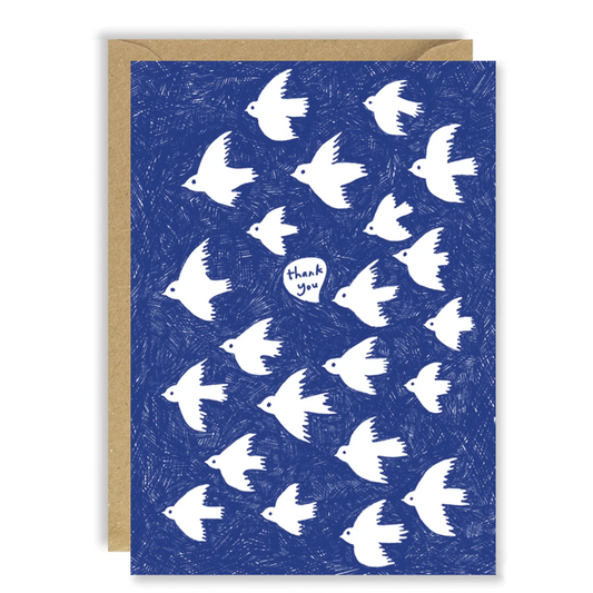 Flock of Birds - Thank You Card