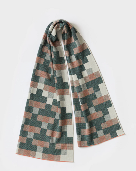 Faro Scarf - Ink & Rosehip