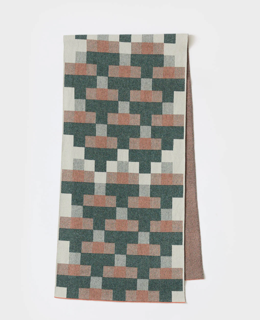 Faro Scarf - Ink & Rosehip
