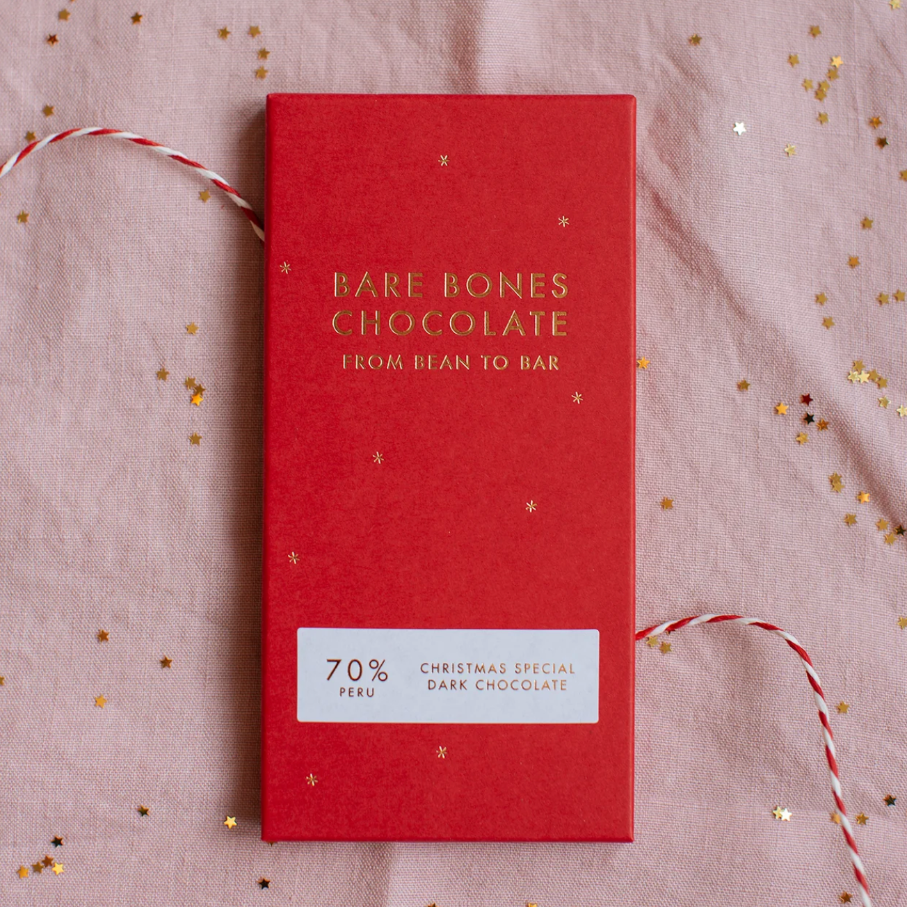 Bare Bones Chocolate - 70% Peru Christmas Special Dark