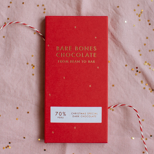 Bare Bones Chocolate - 70% Peru Christmas Special Dark