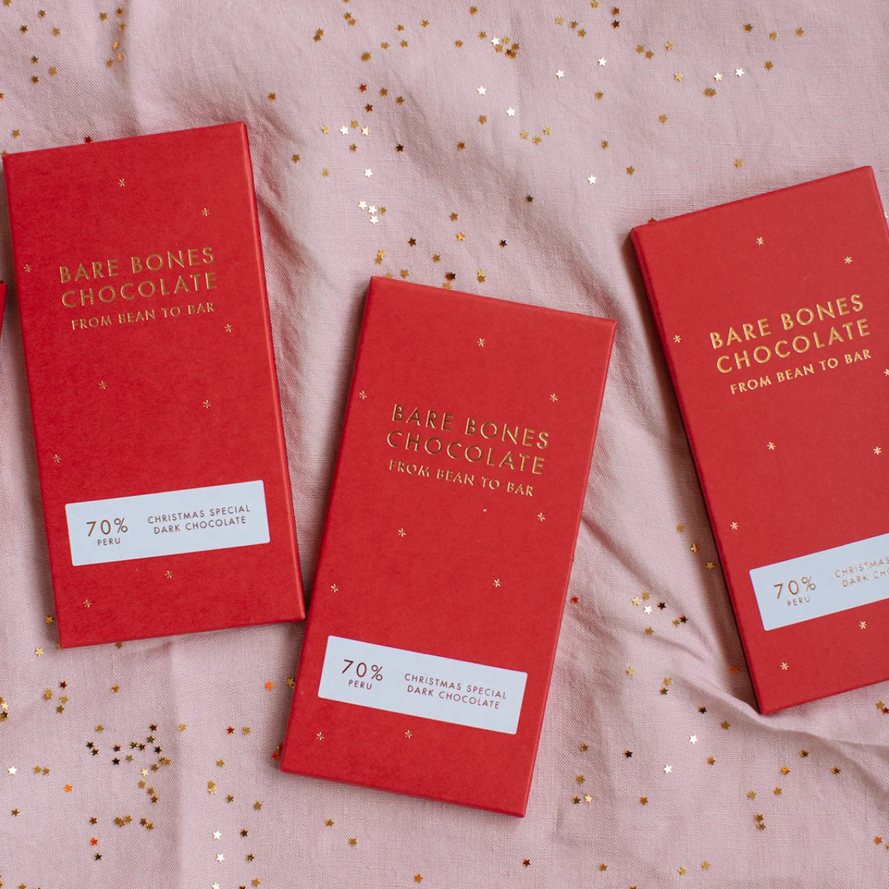 Bare Bones Chocolate - 70% Peru Christmas Special Dark