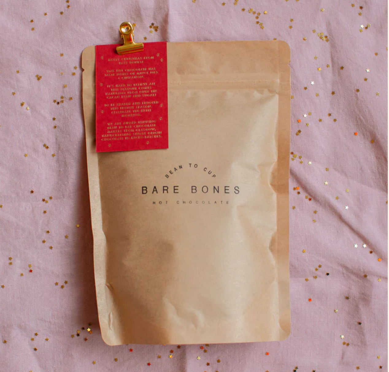 Bare Bones Hot Chocolate Flakes - 70% Peru Christmas Special Dark