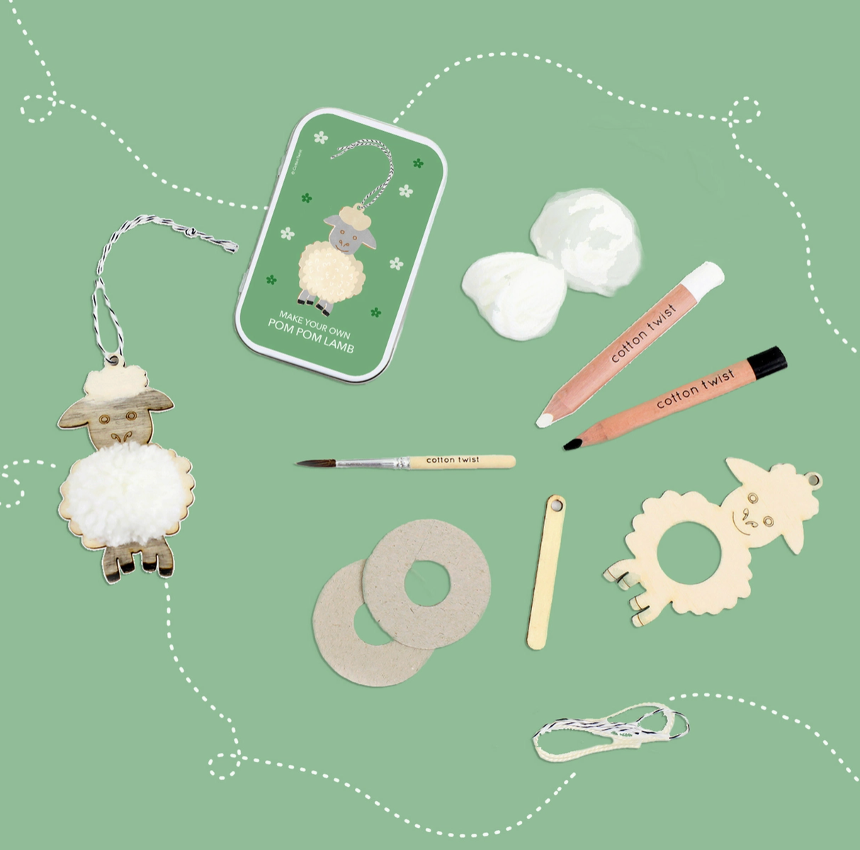 Pom Pom Lamb Kit