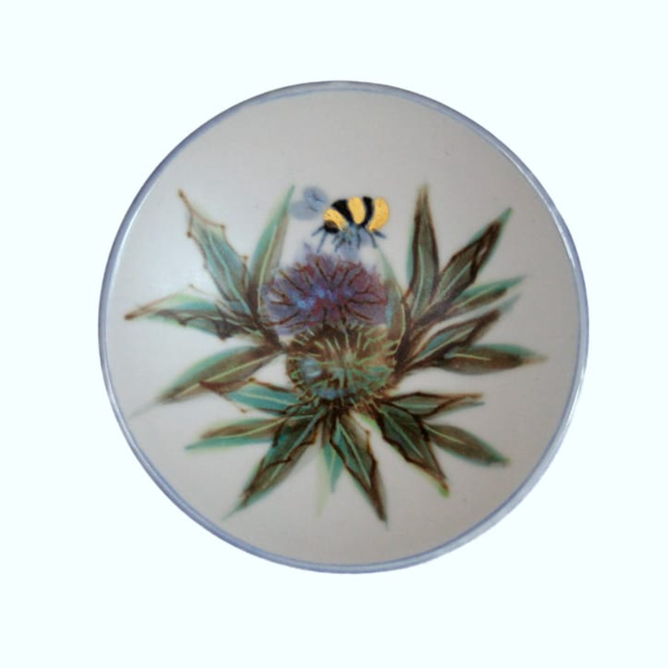 Small Geo Dish - Thistle