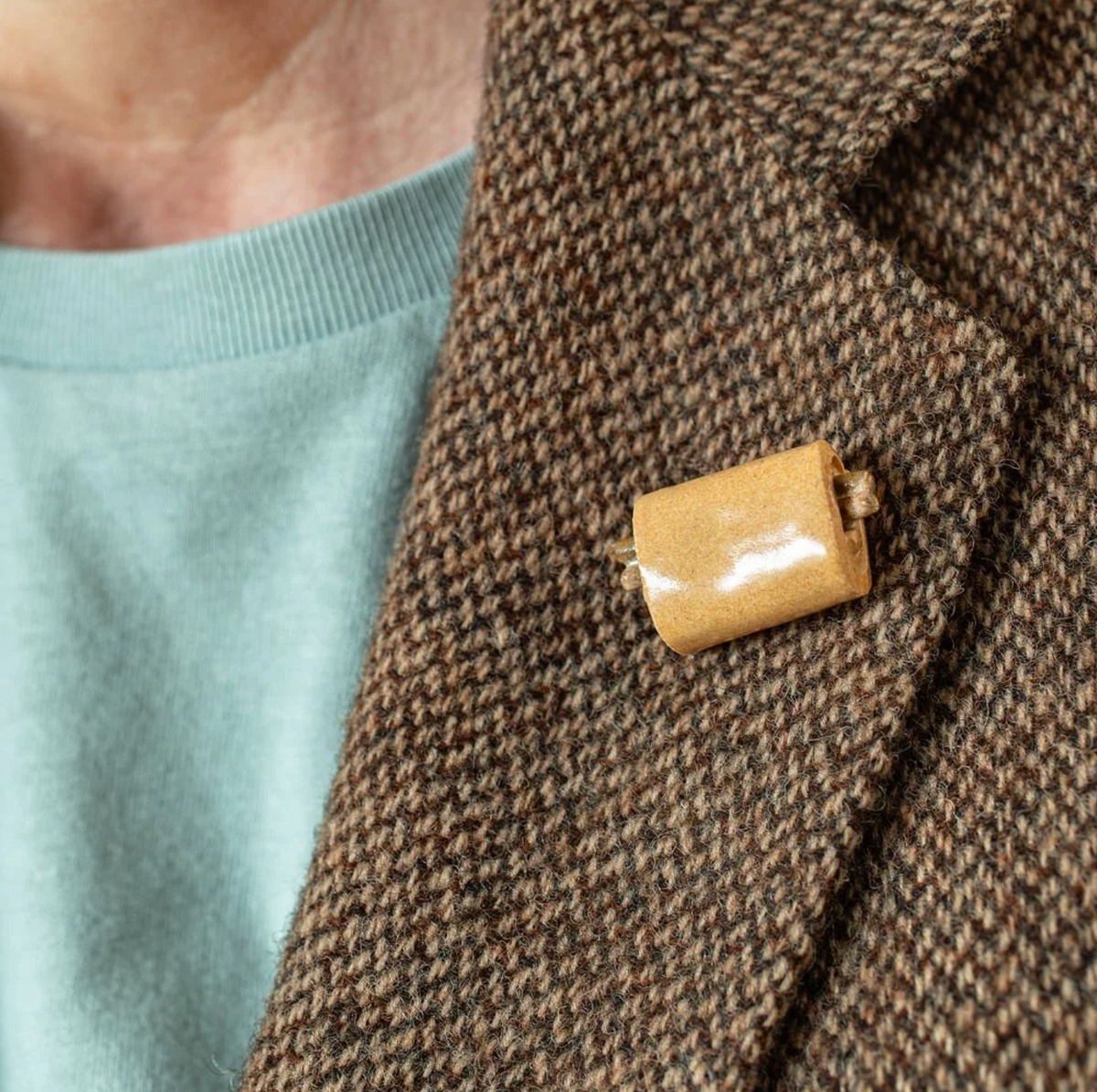 Art for Foodies  - Pan Au Chocolat Pin Badge