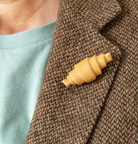 Croissant Pin Badge