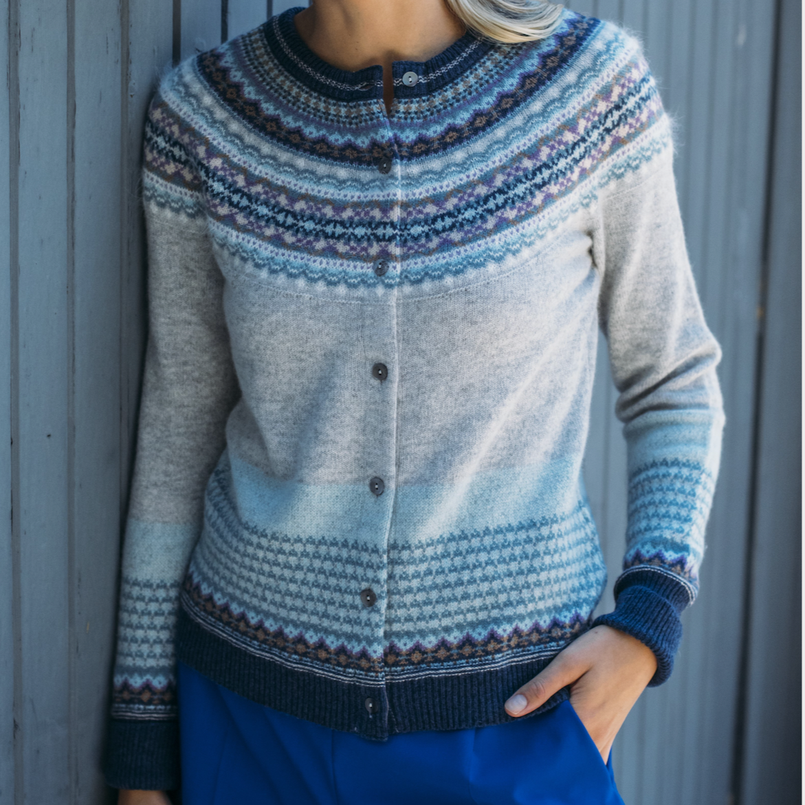 Alpine Cardigan - Arctic
