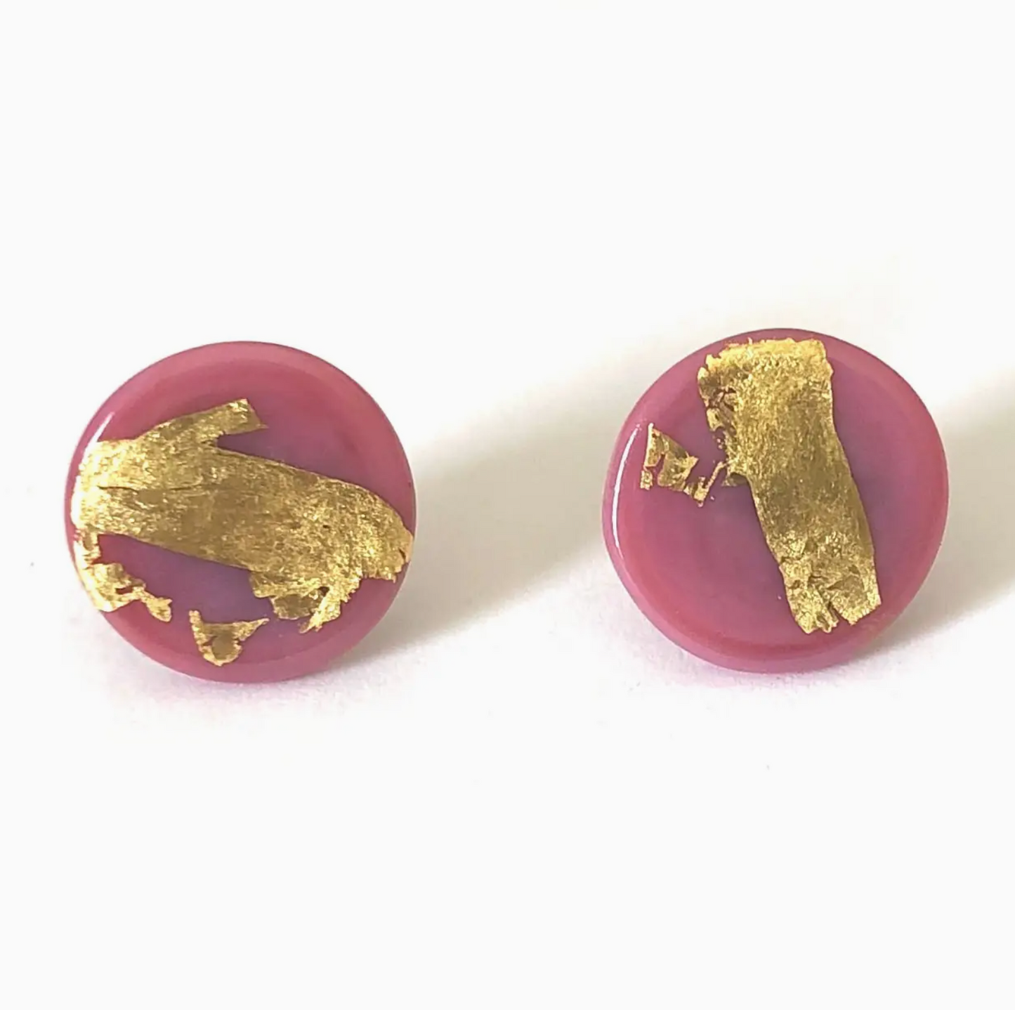 Flat Disc Glass Studs