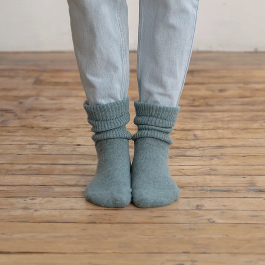 Lounge Socks - Oribe Green
