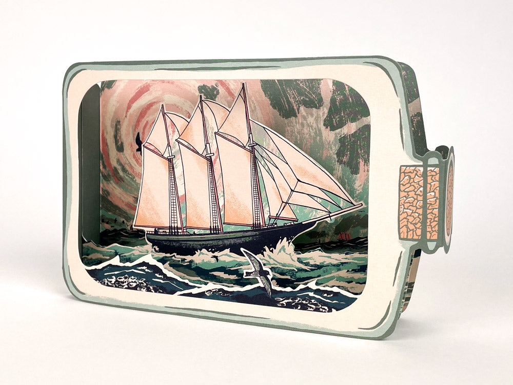 Schooner in a Bottle