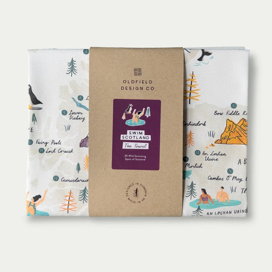 Swim Scotland Tea Towel