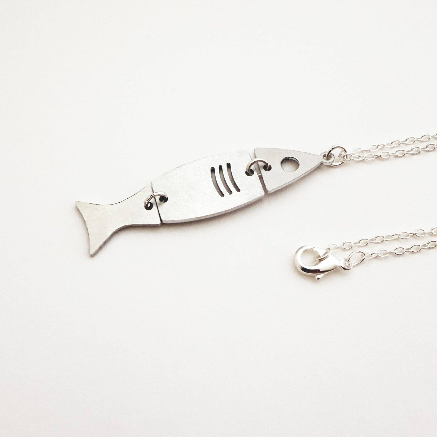 Steel Fish Necklace