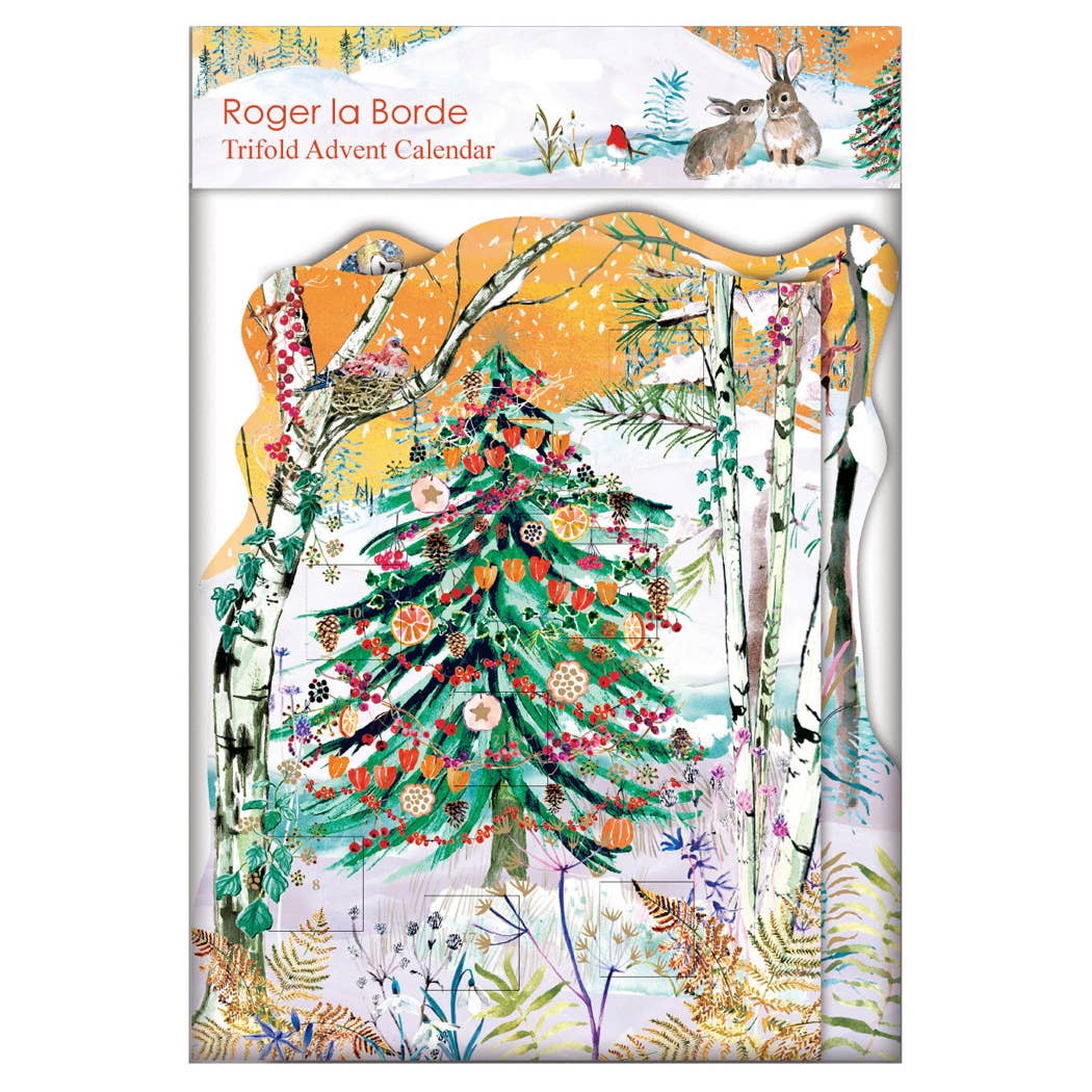 Winter solstice Trifold Advent Calendar