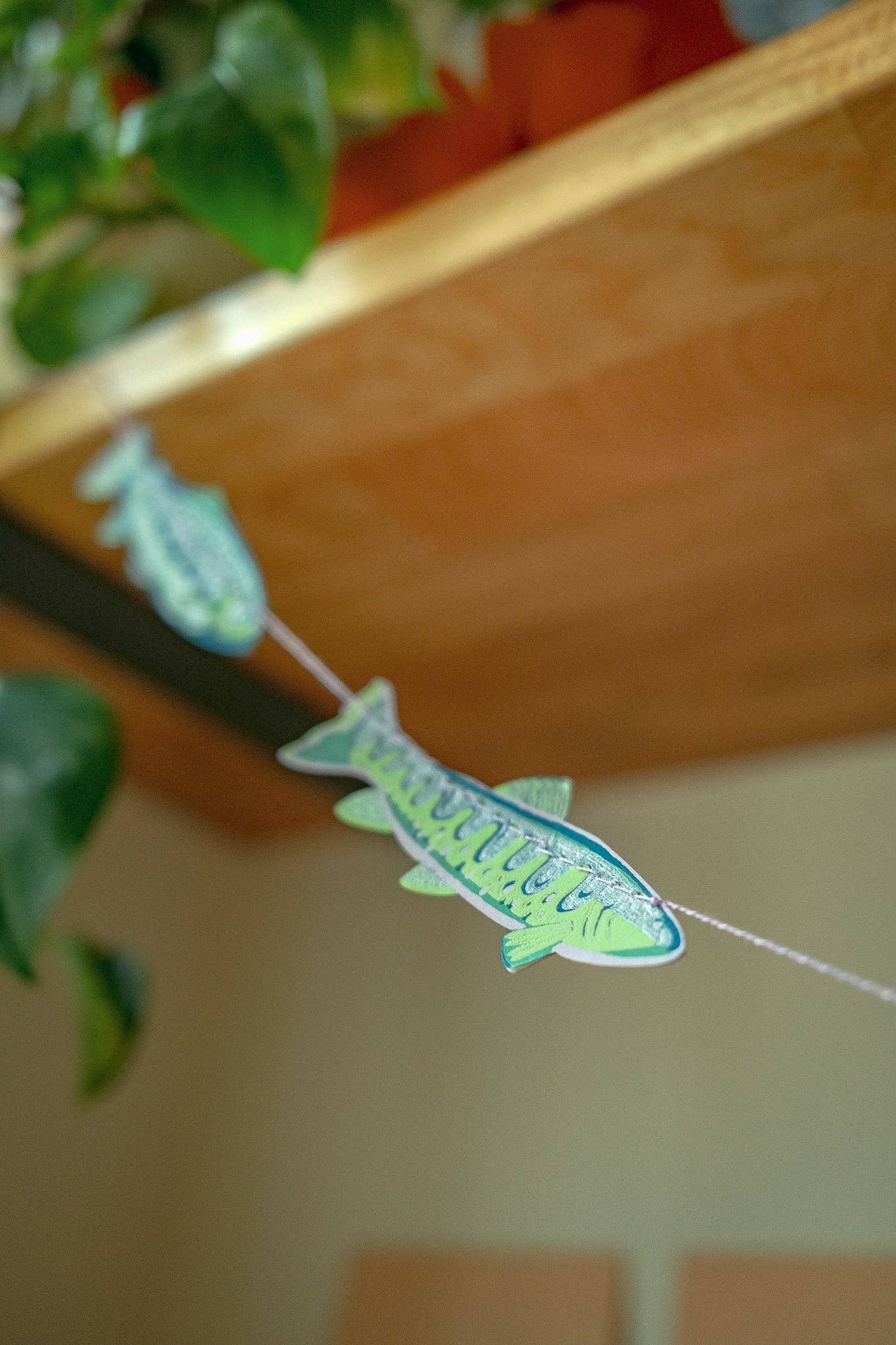 Tasty Anchovies Sewn Garland