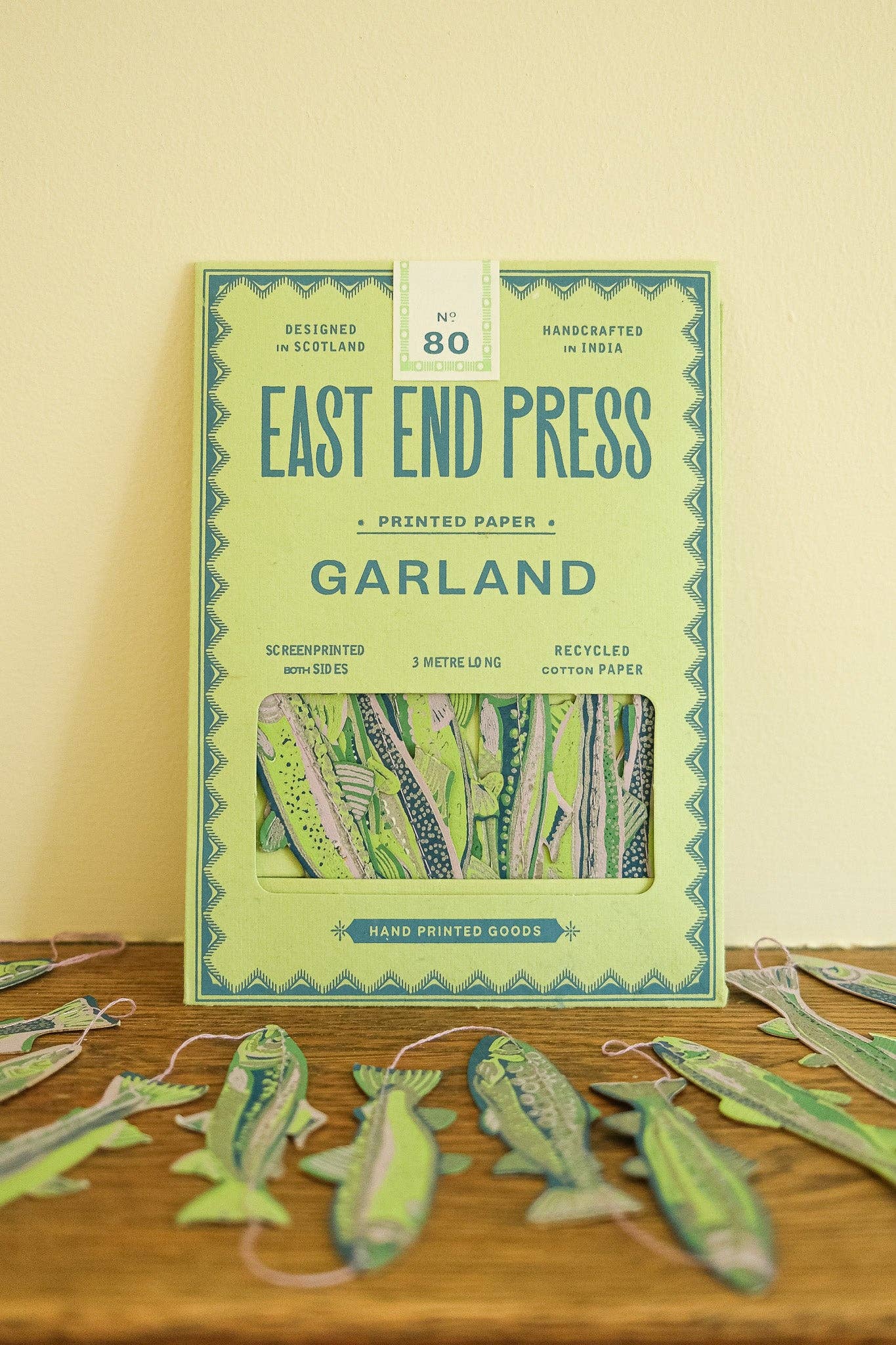 Tasty Anchovies Sewn Garland