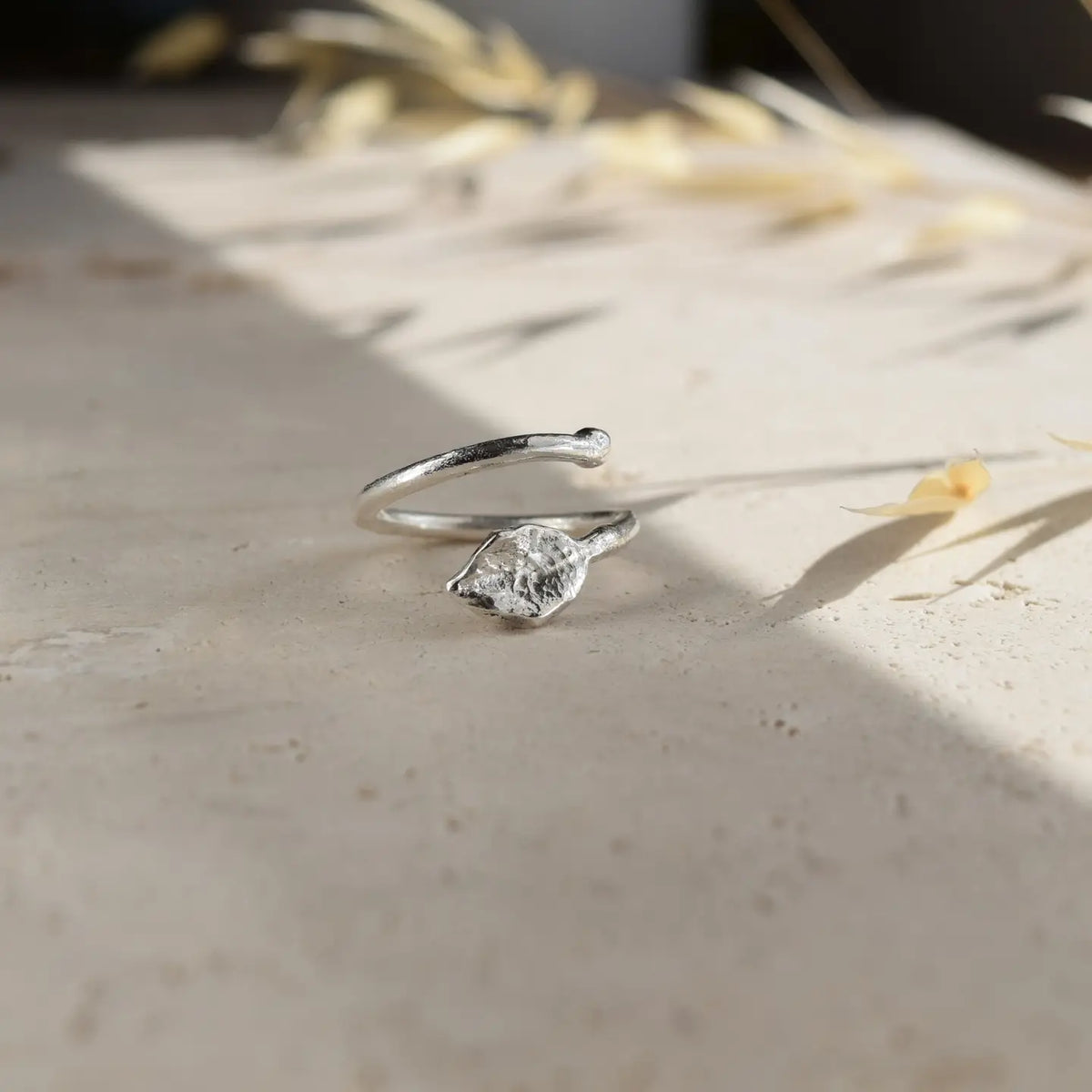 Leaf Open Ring