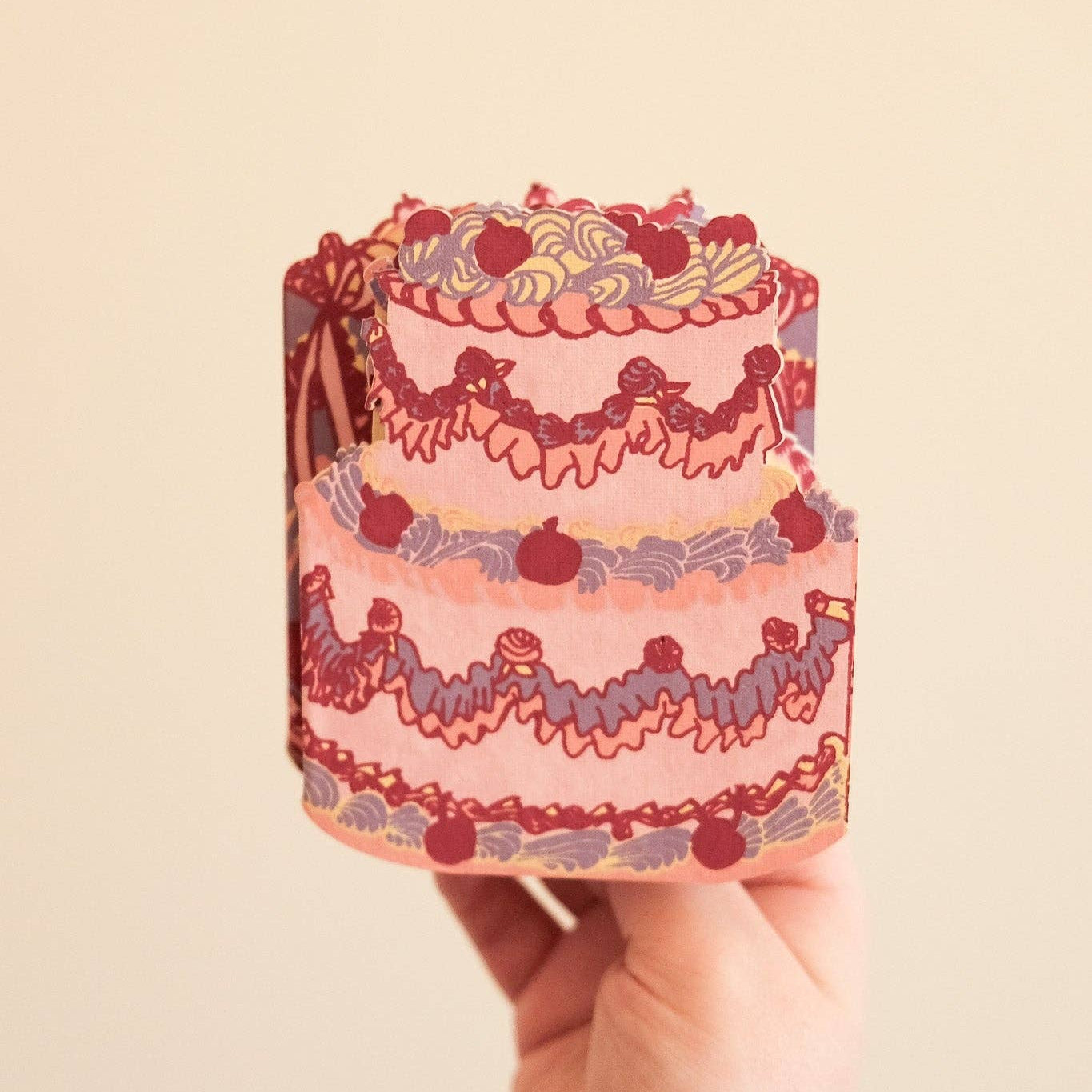 Birthday Cake Concertina Card
