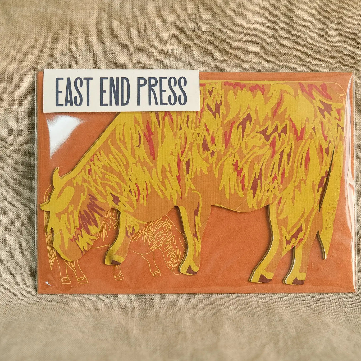 Highland Cow Greeting Card (small)