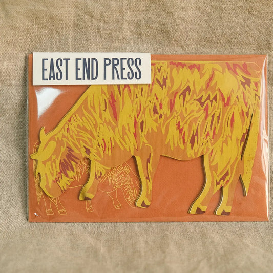 Highland Cow Greeting Card (small)