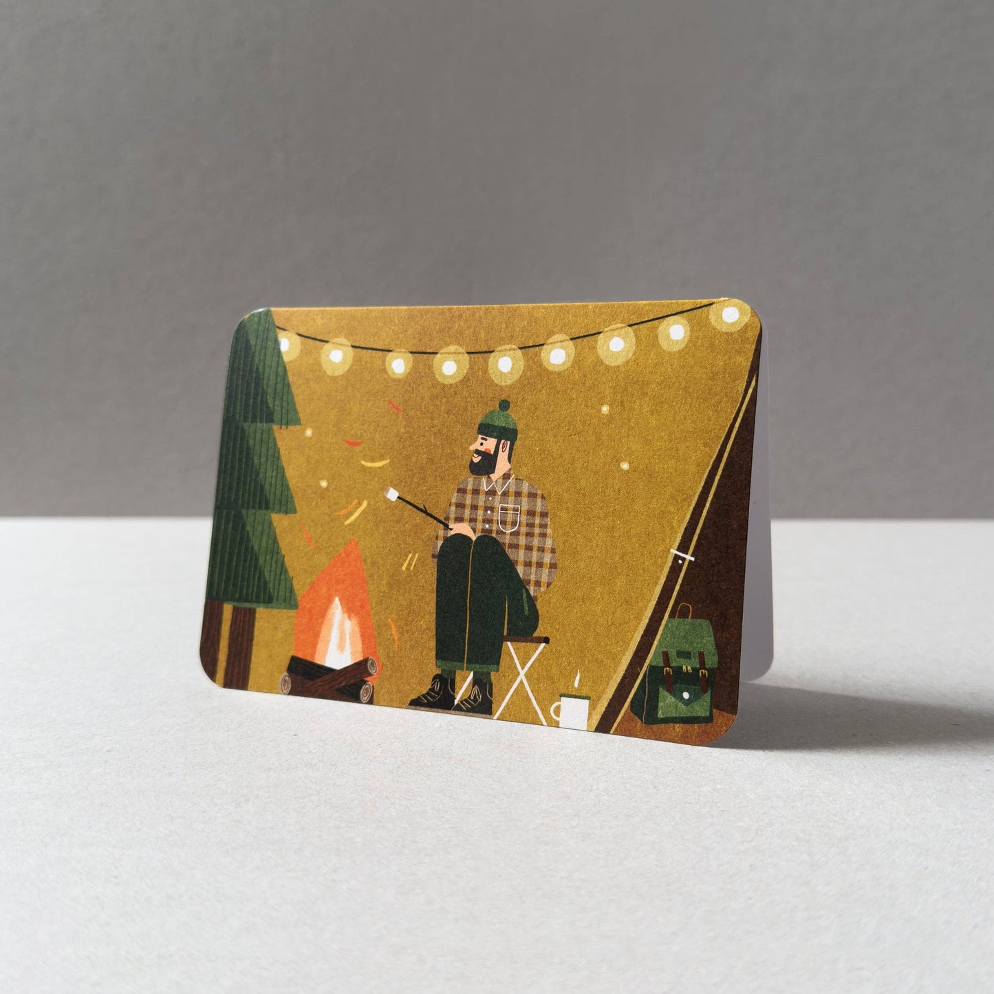 Yellow Tent Card