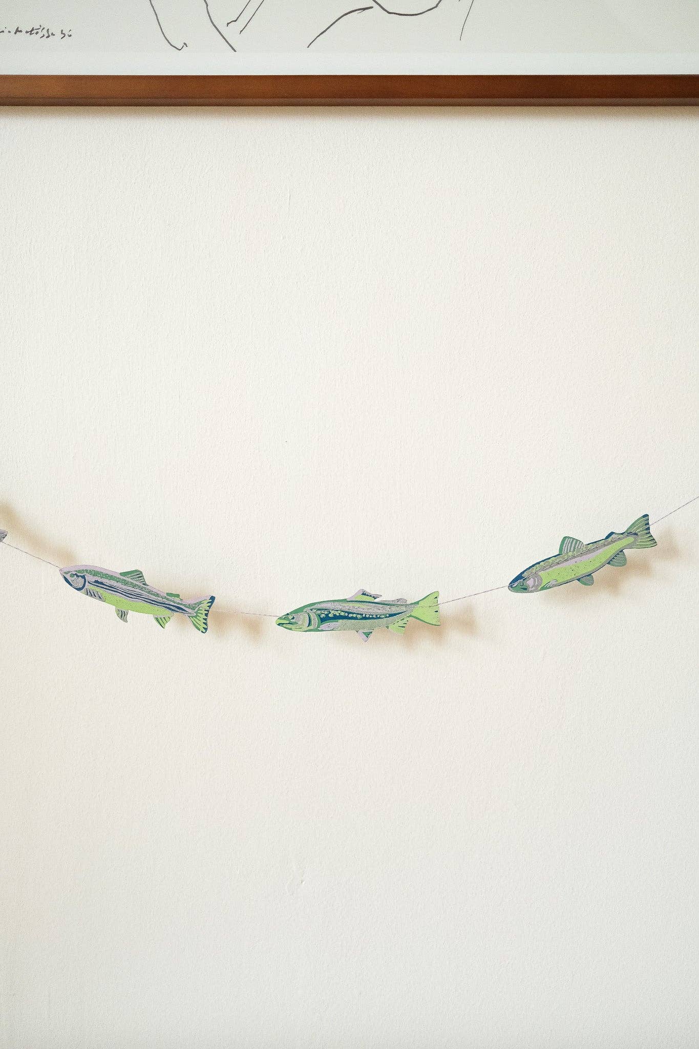 Tasty Anchovies Sewn Garland