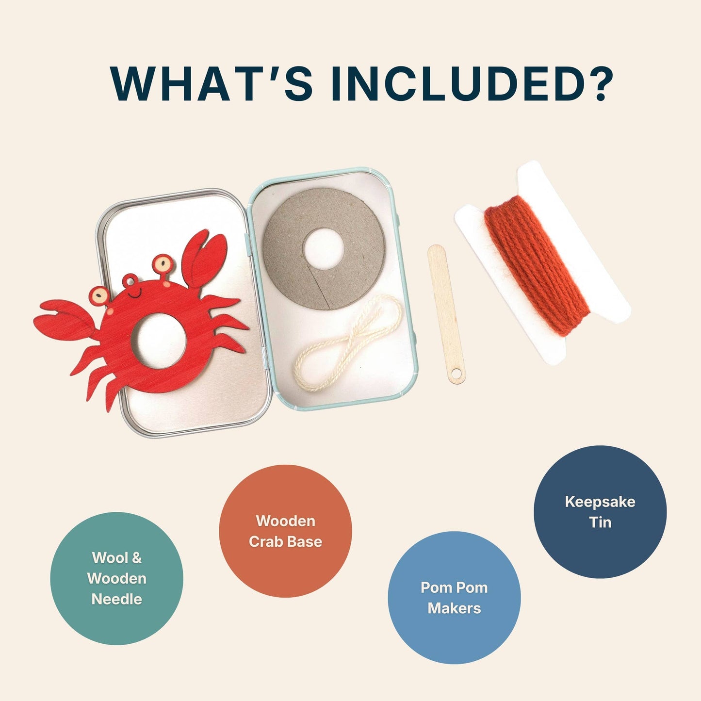 Pom Pom Crab Kit