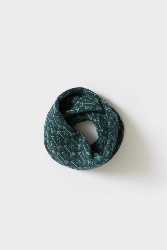 Arrow Circle Scarf - Ink & North Sea
