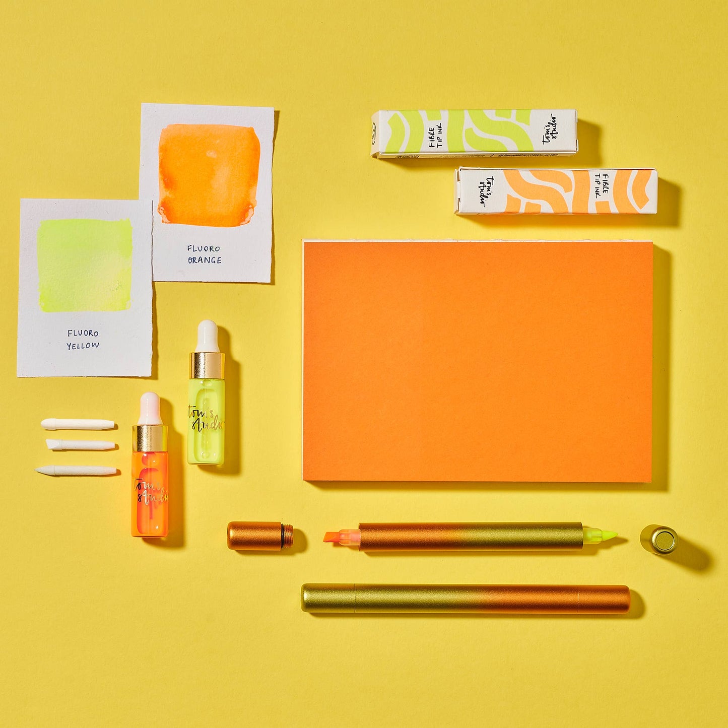 Ori – the infinitely refillable highlighter: Orange/Yellow