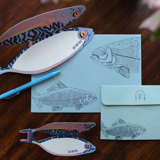 Mackerel Greeting Card (Small)