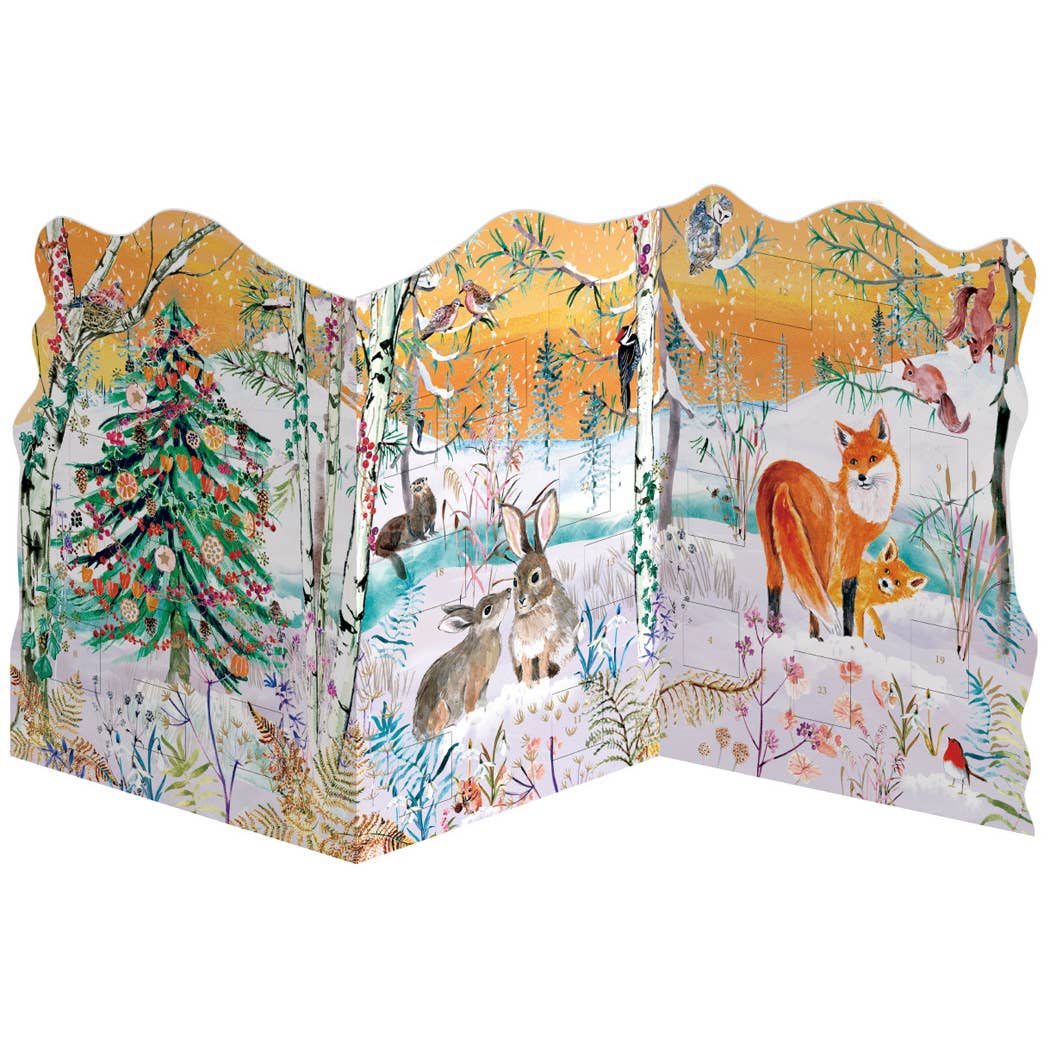 Winter solstice Trifold Advent Calendar