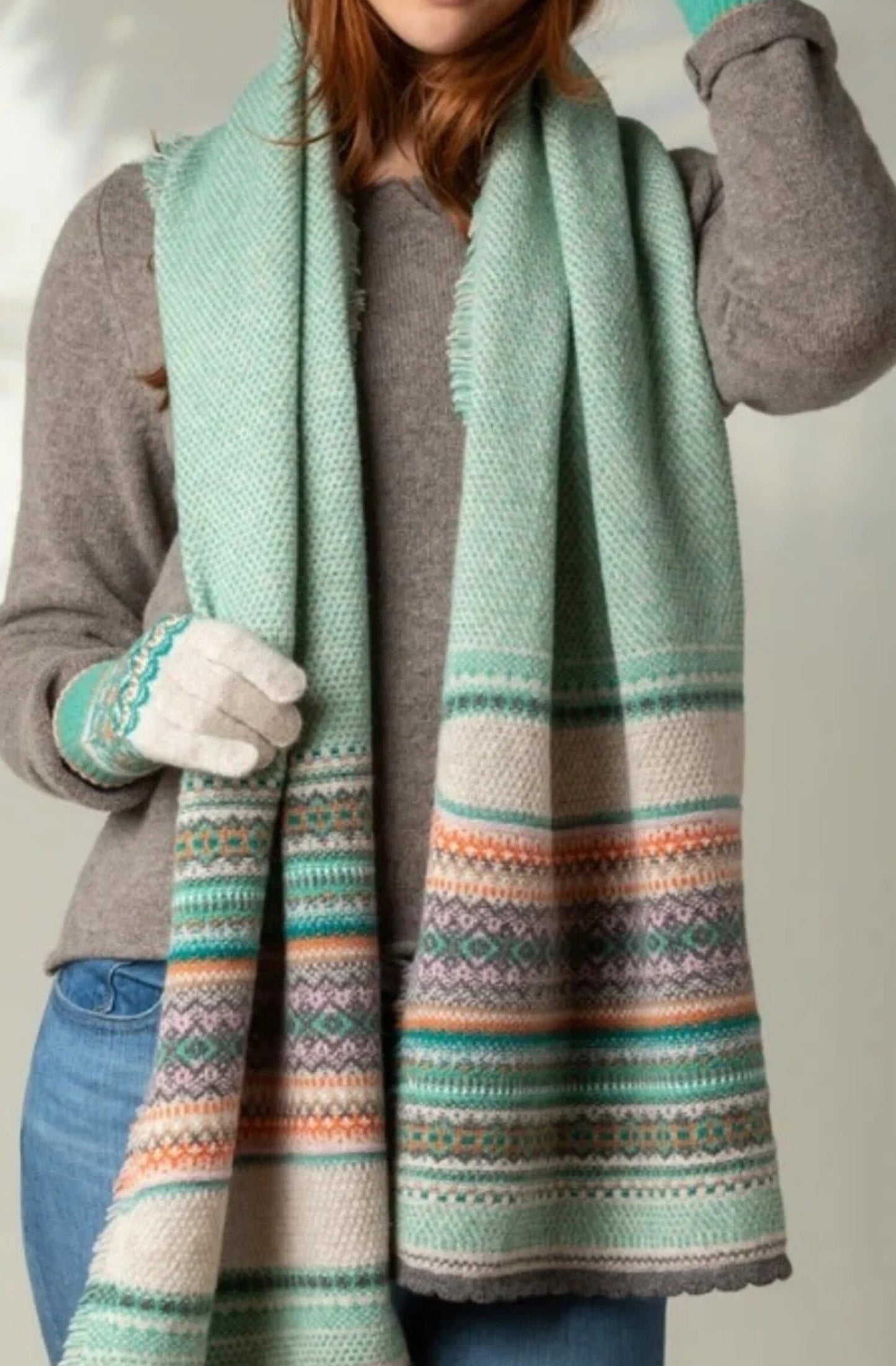 Alpine Fairisle Scarf - Elder