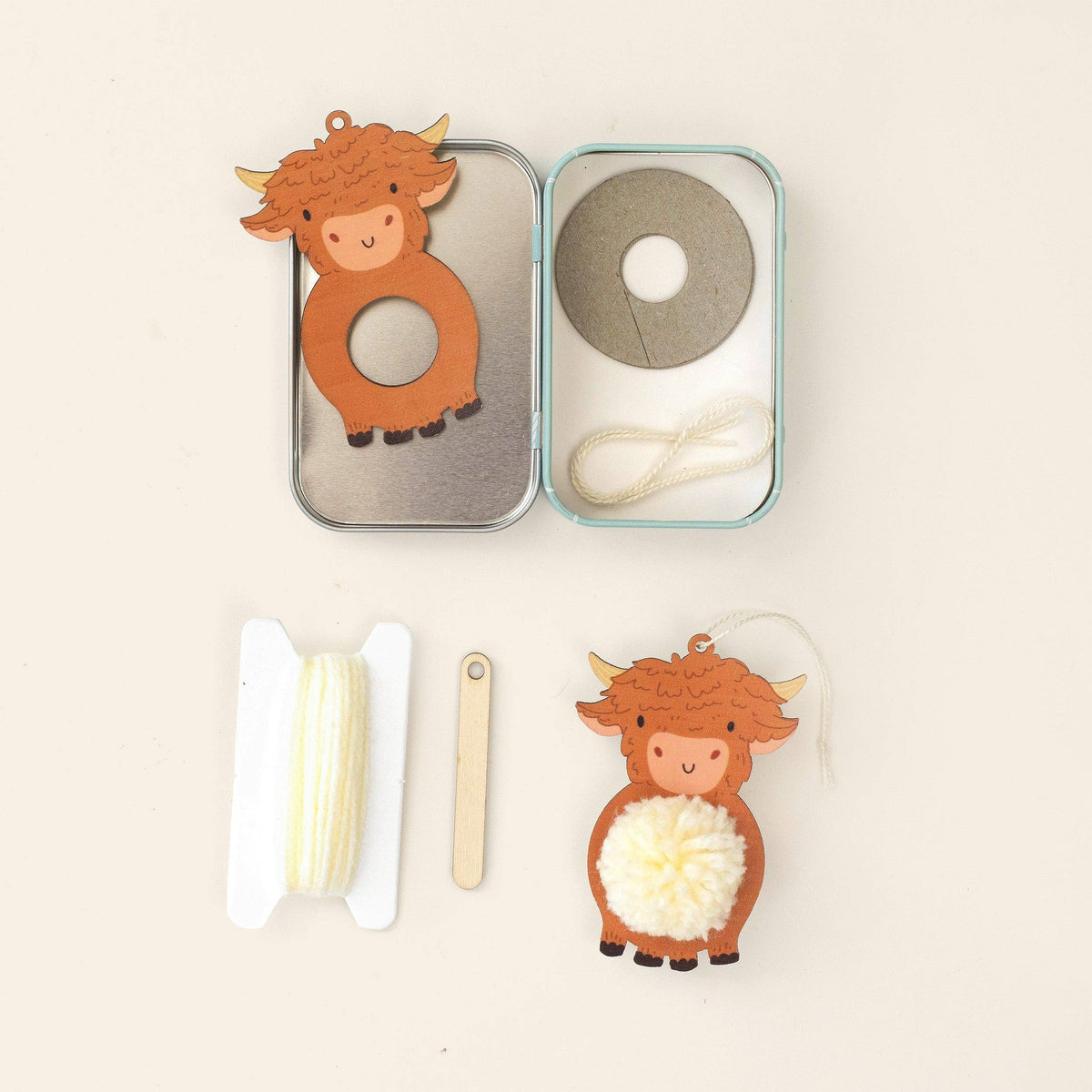 Pom Pom Highland Cow Kit