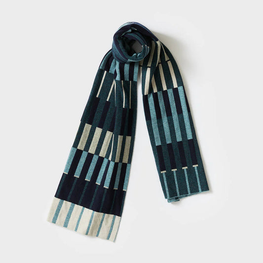 Harbour Scarf - Navy & Ink
