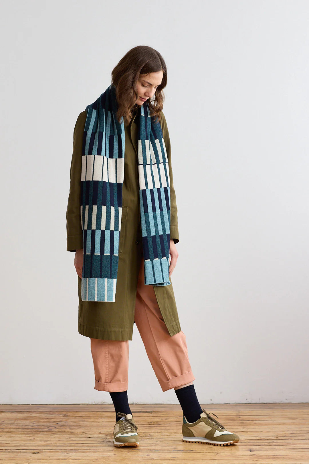Harbour Scarf - Navy & Ink