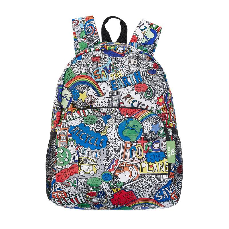 Eco Chic Mini Save the Planet Backpack