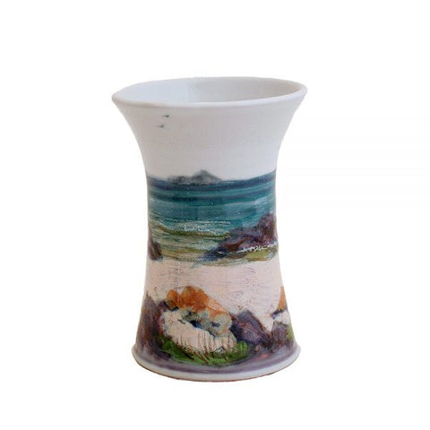 Small Cylinder Vase - Seascape