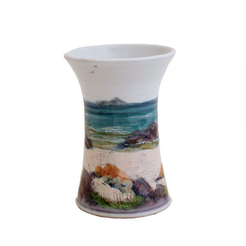 Small Cylinder Vase - Seascape