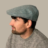Iona Tweed Bunnet - Blue Teal Diamond Twill