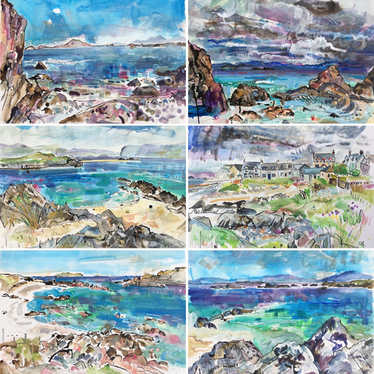 Pack of Iona Greetings Cards by Clare Arbuthnott