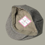 Iona Tweed Bunnet - Peat Herringbone