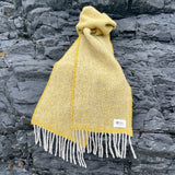 Iona Wool Woven Scarf - SMUR, Lichen