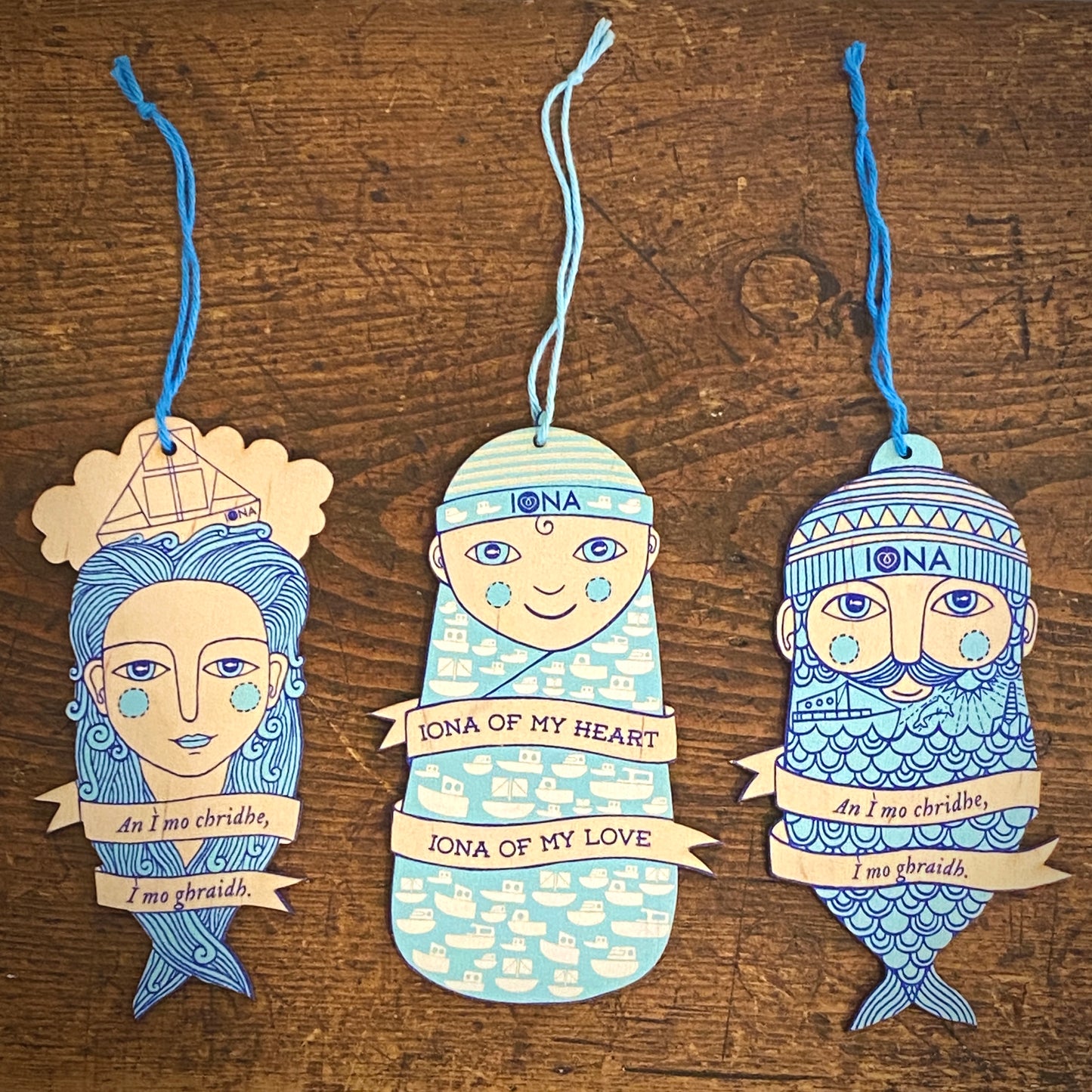 Iona Fishfolk Decorations