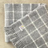 Grey Chequered Check