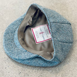 Iona Tweed Bunnet - Blue Teal Diamond Twill