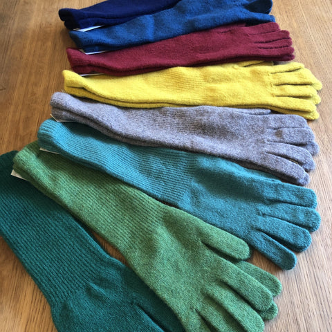 Lambswool Long Gloves