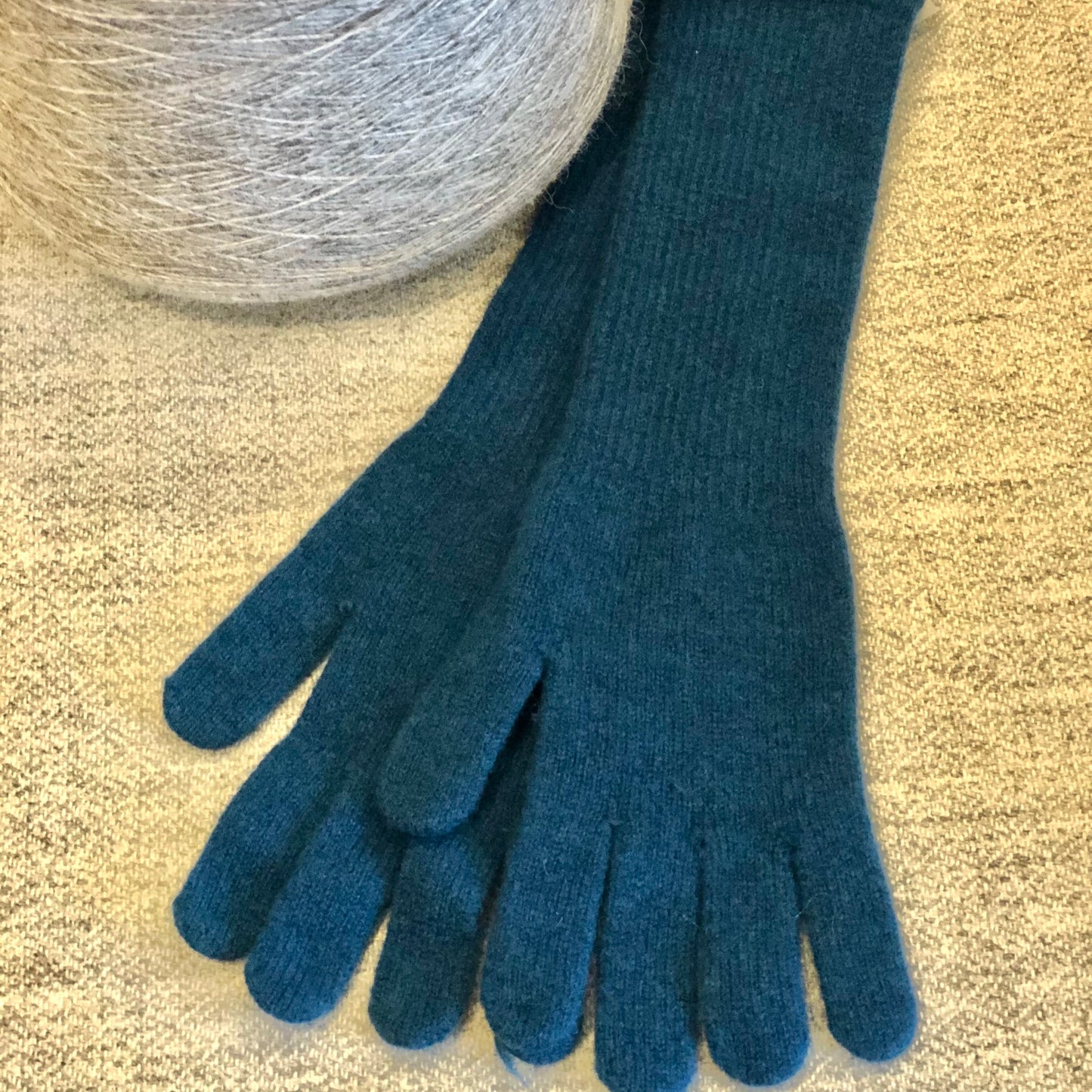 Lambswool Long Gloves