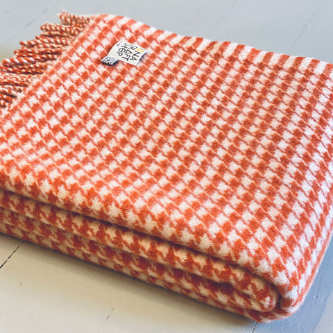Pumpkin Houndstooth